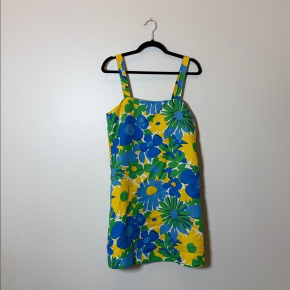 J. Crew Morning Floral Linen shift dress| SZ 10 - Picture 2 of 4